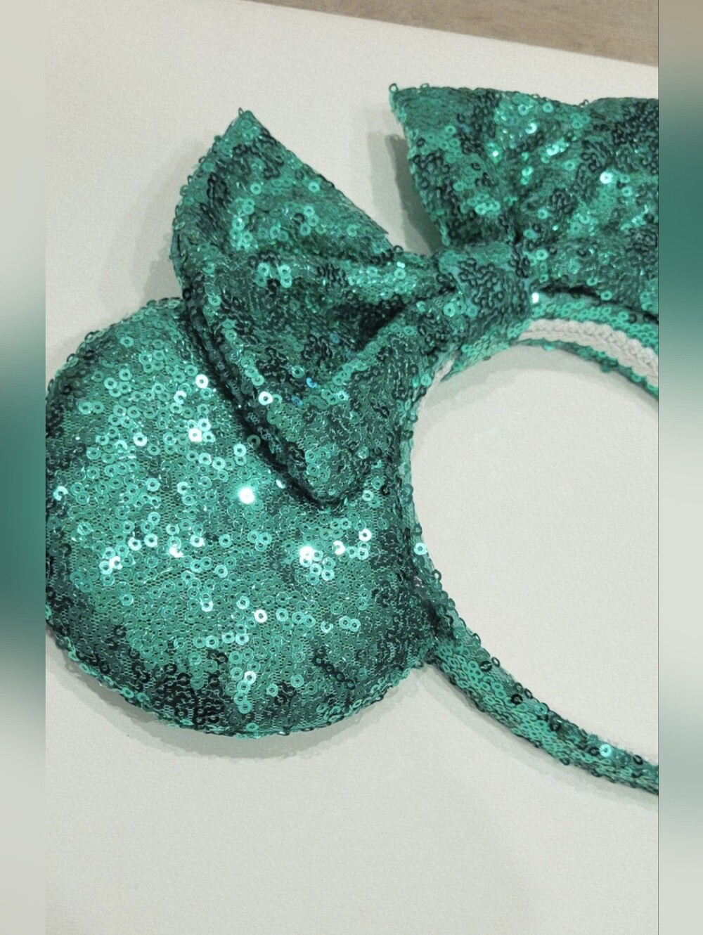 🆕️ Headband Green Sequin Ears